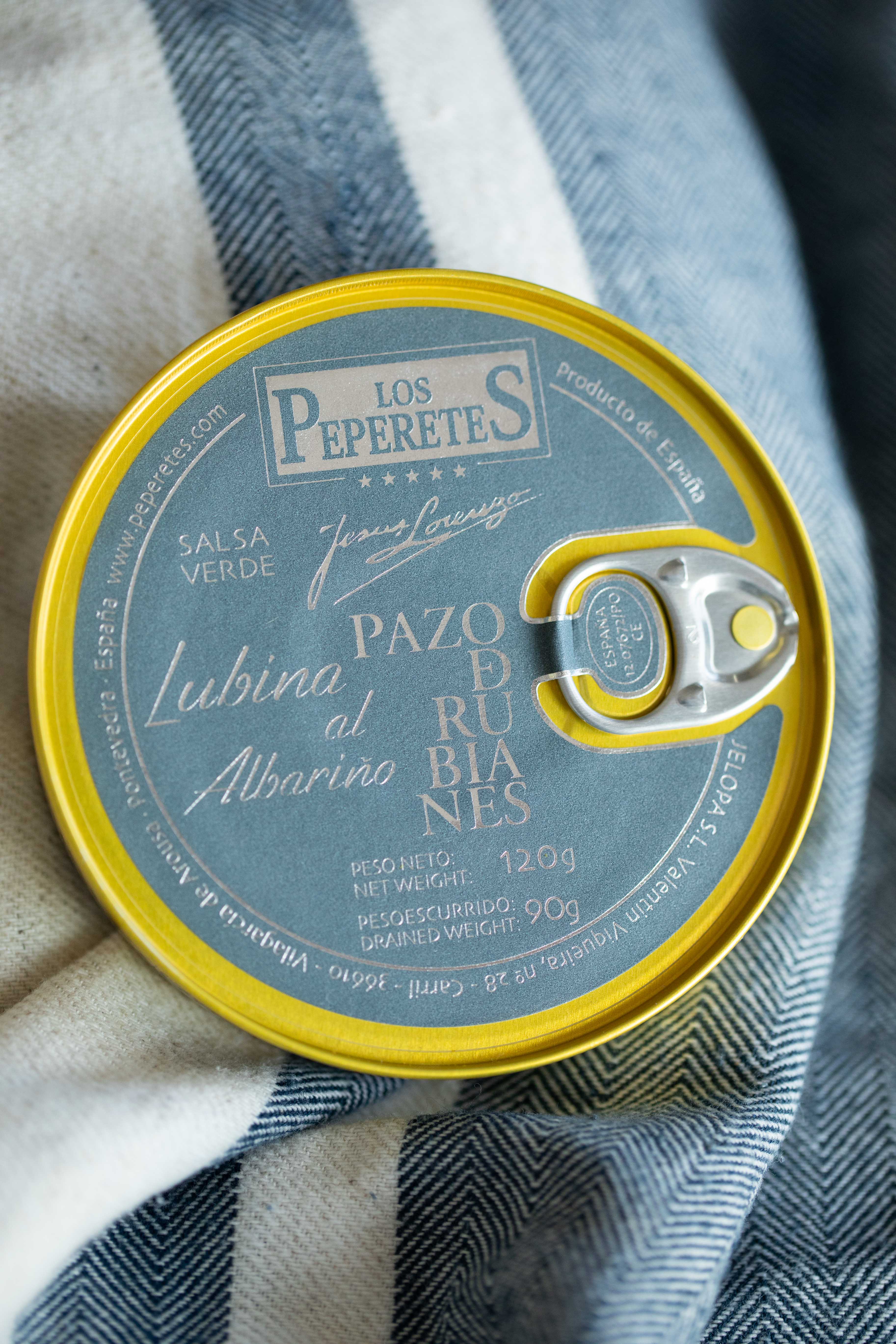 Lubina al Albariño con Pazo de Rubianes