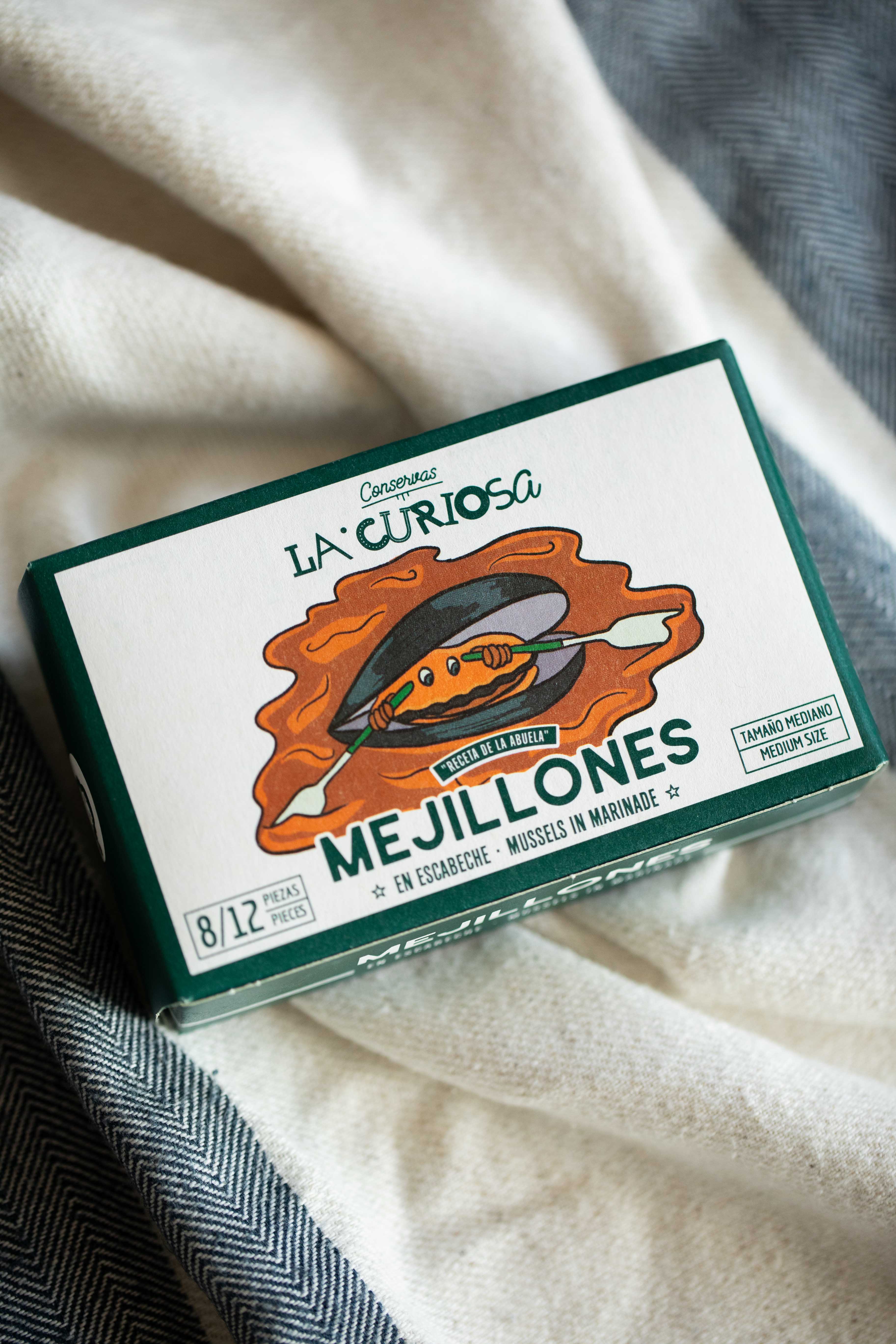 Mejillones Escabeche 8/12 La Curiosa