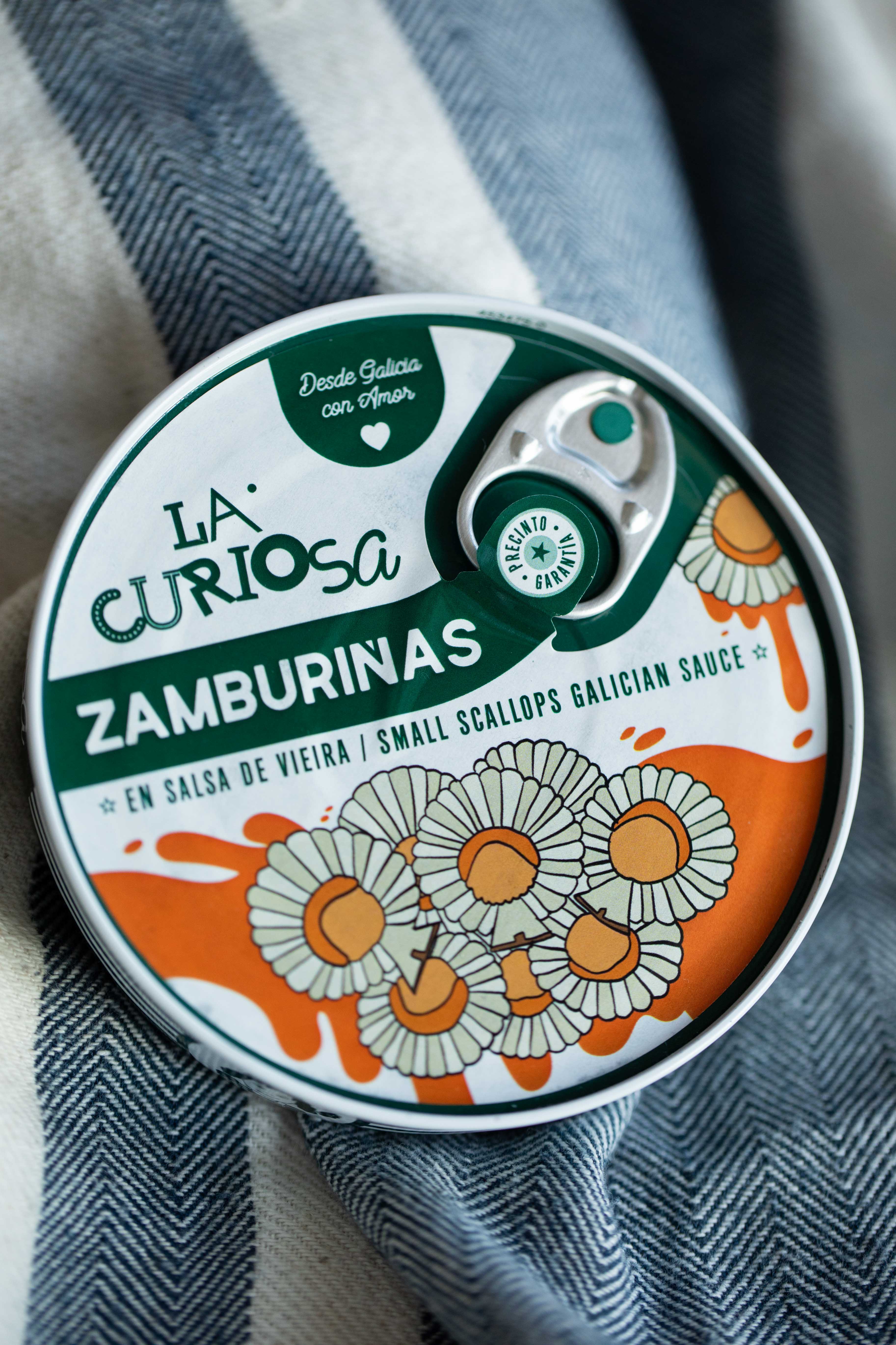 Zamburiñas en salsa de Vieira La Curiosa
