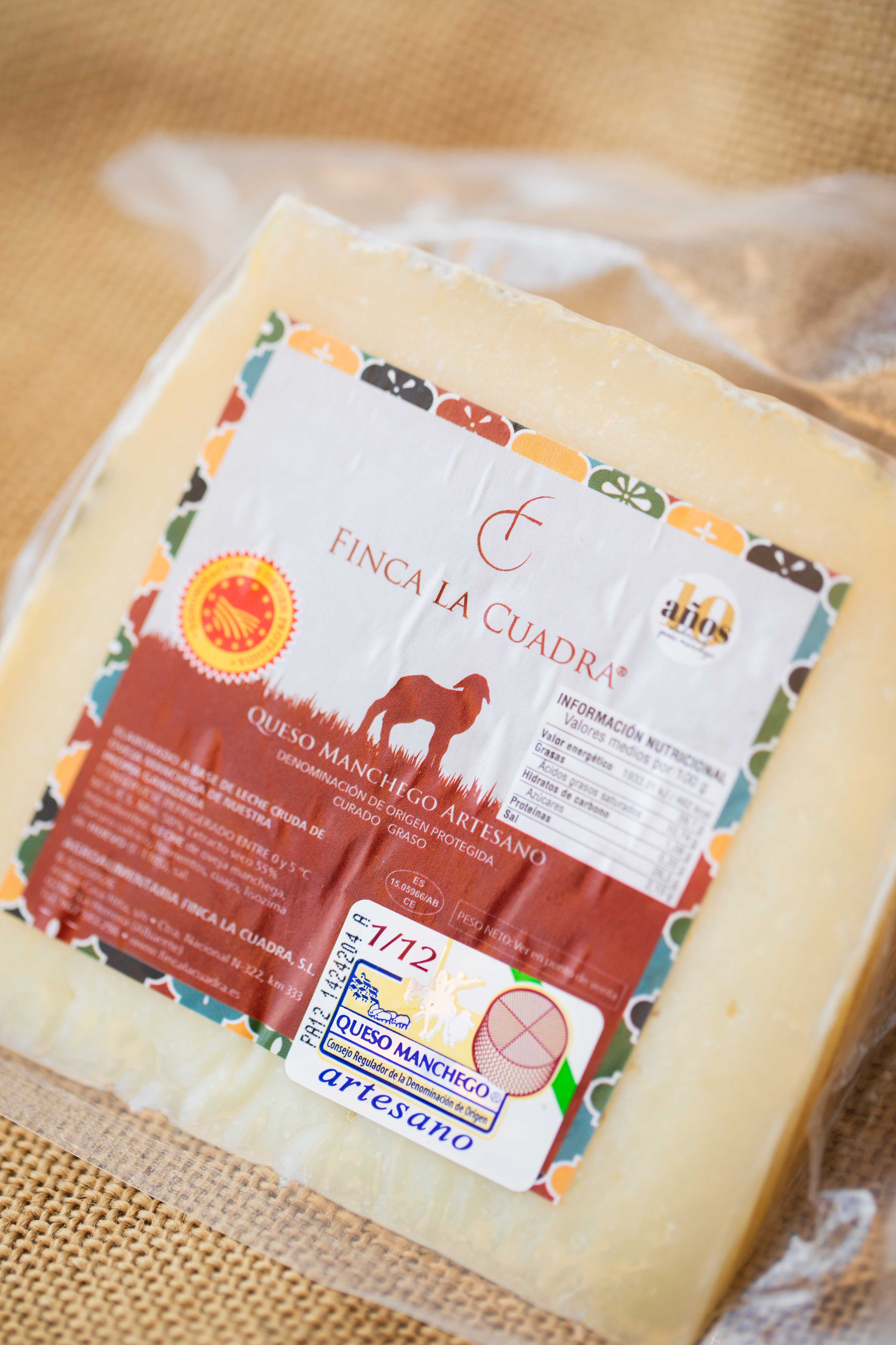 Queso Curado D.O. Manchego - Finca La Cuadra