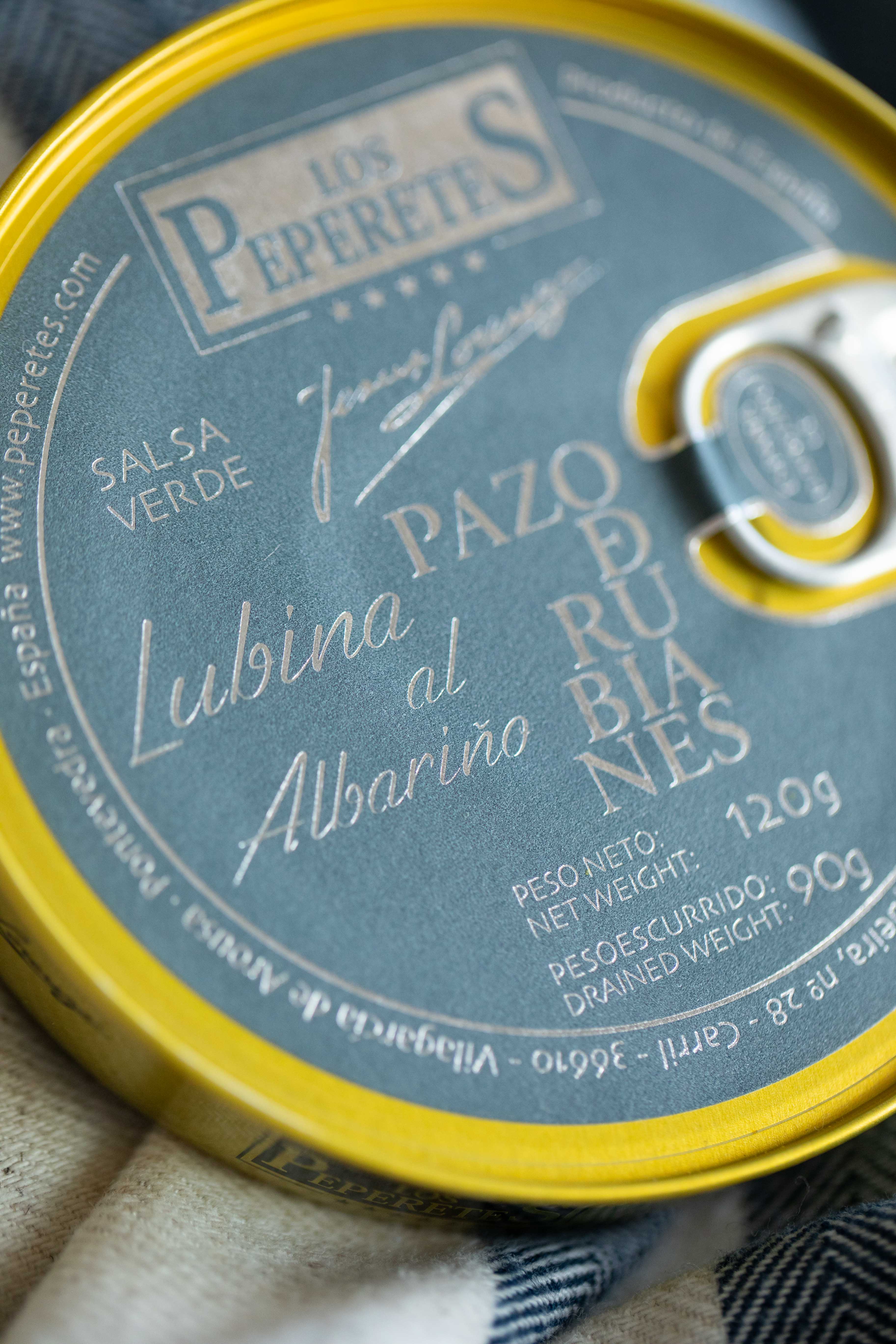 Lubina al Albariño con Pazo de Rubianes