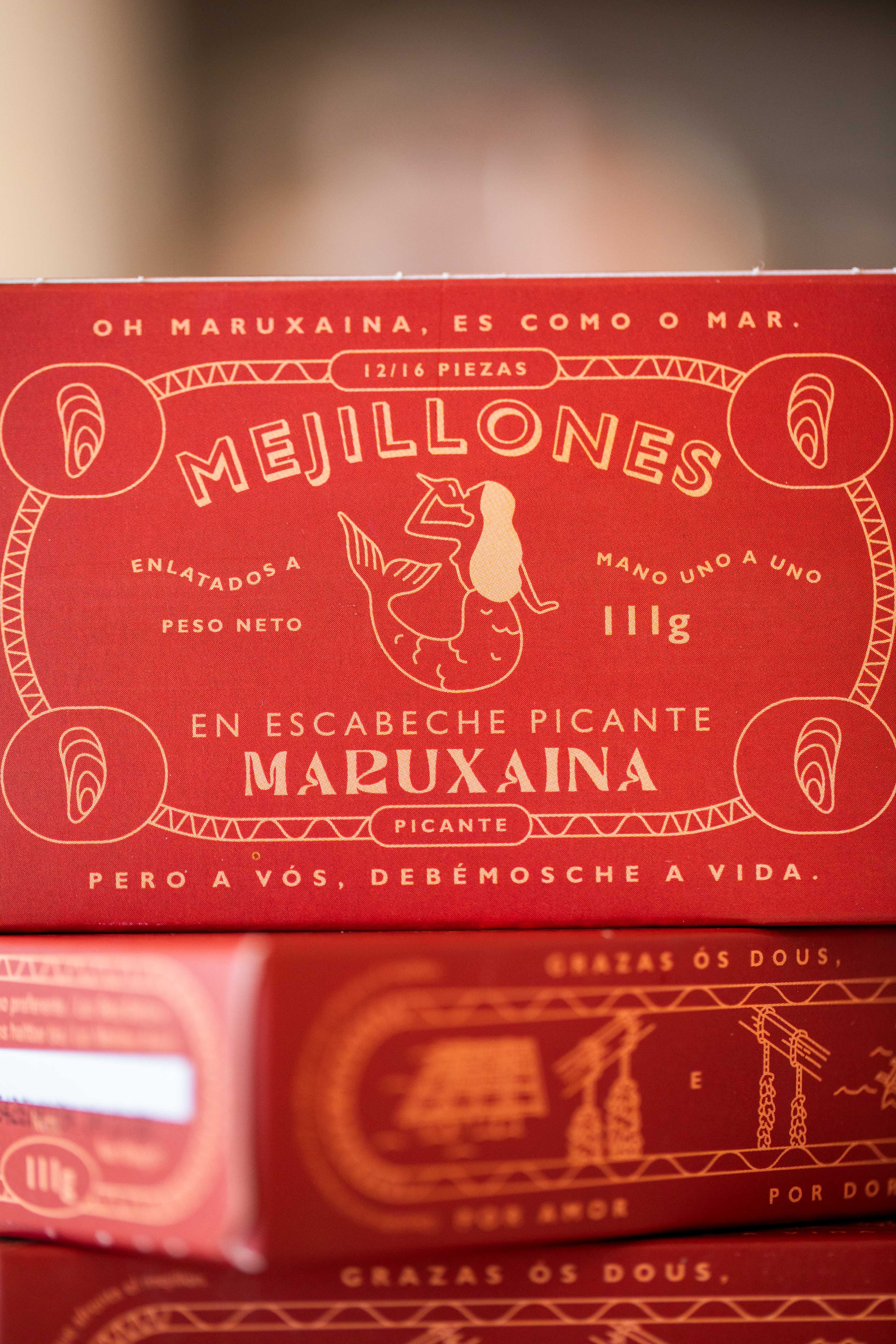 Mejillones picantes Maruxaina